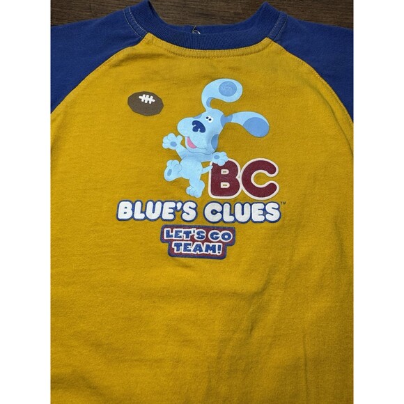 VTG 2002 Blue's Clues Nickelodeon Baby Bodysuit 12M  ABC Football Rare Cartoon - Picture 3 of 7